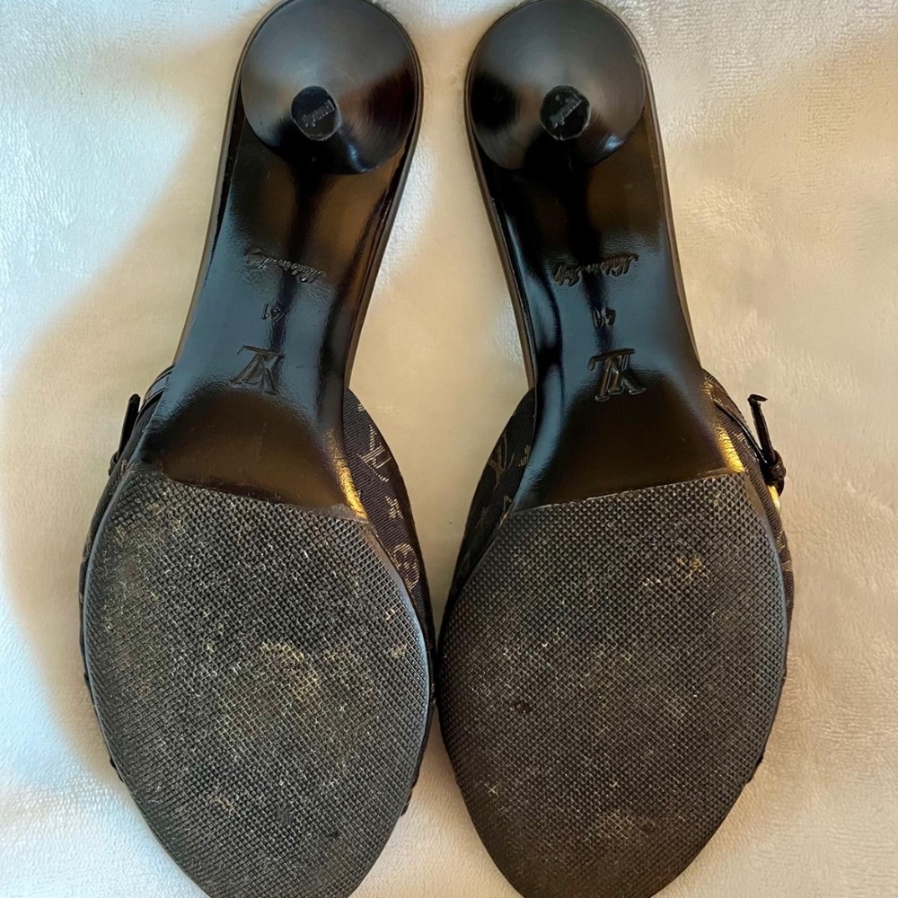 Louis Vuttion Denim High Heels Size 10 - Picture 4 of 4